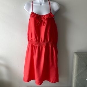 Gap bright coral colored dress M